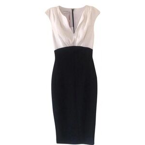 Ted Baker Elegant Black and White Dress sz 0